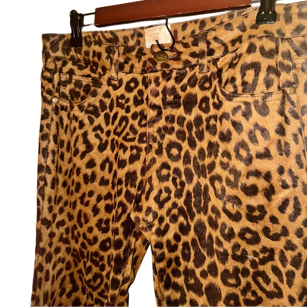 Vintage Arden B Leopard Print Skinny Pants - Smooth & Soft